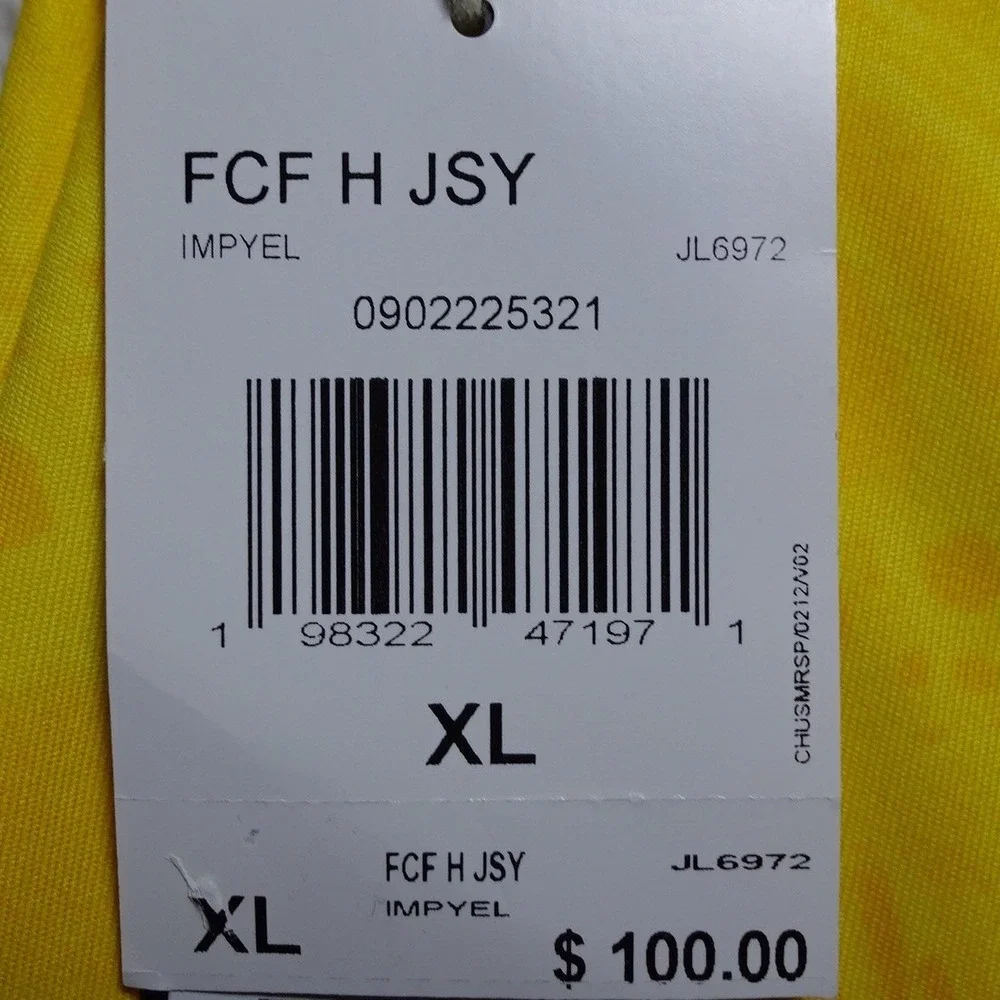 Adidas Colombia Jersey Mens XL Yellow FCF Home Soccer Shirt JL6972